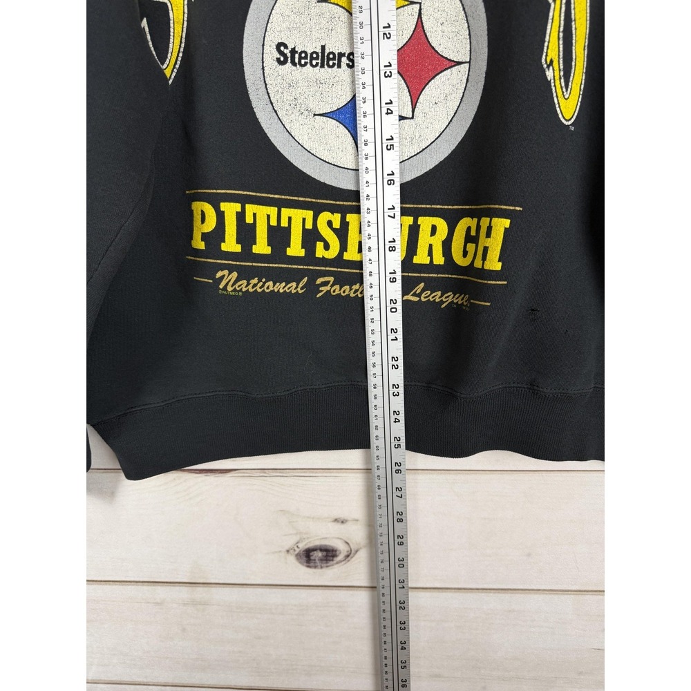 Vintage Pittsburgh Steelers Sweatshirt Mens Large NFL Lee Sport Crewneck 90s USA - Picture 7 of 8